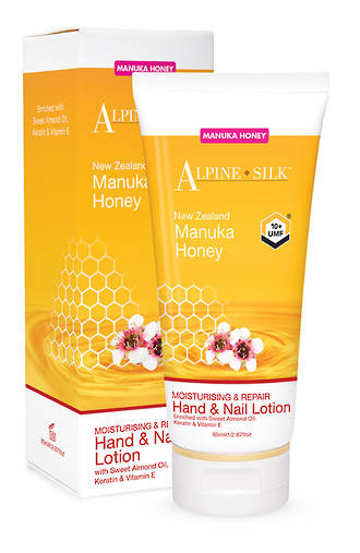 Alpine Silk Manuka Honey - Moisturising  & Repair Hand & Nail Creme - Promotion